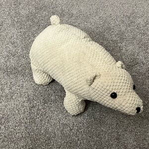 Stuffed and Weighted Polar Bear Winter/Christmas Decor